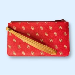 DOONEY & BOURKE 🪢 RED MONOGRAM WRISTLET
